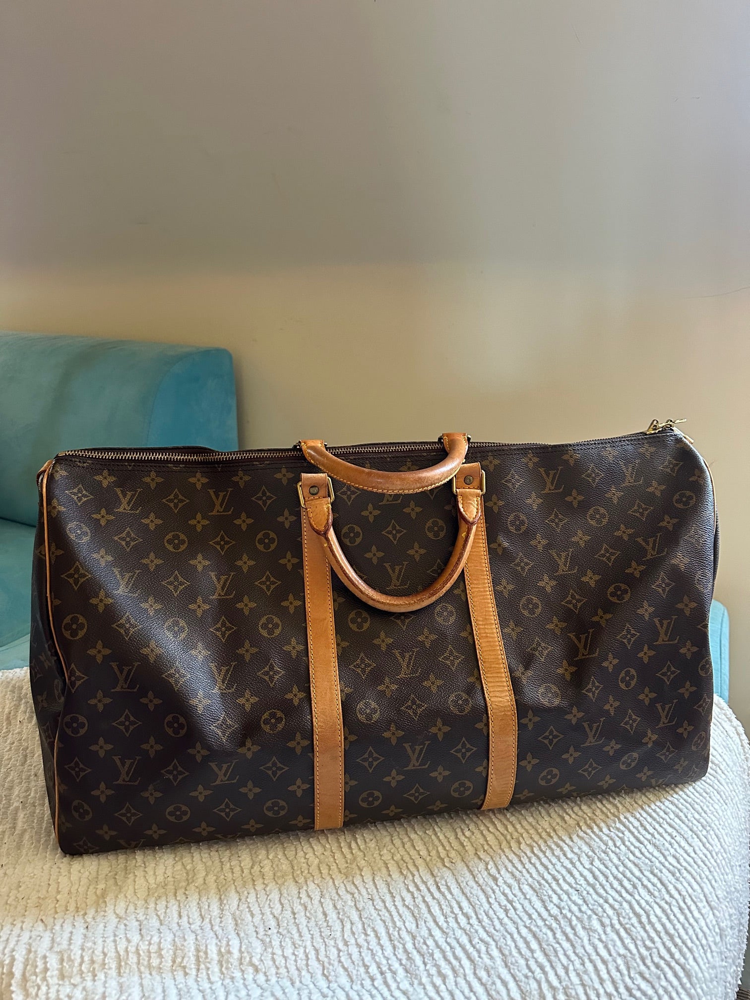 Louis Vuitton Keepall Holdall 60 in Monogram
