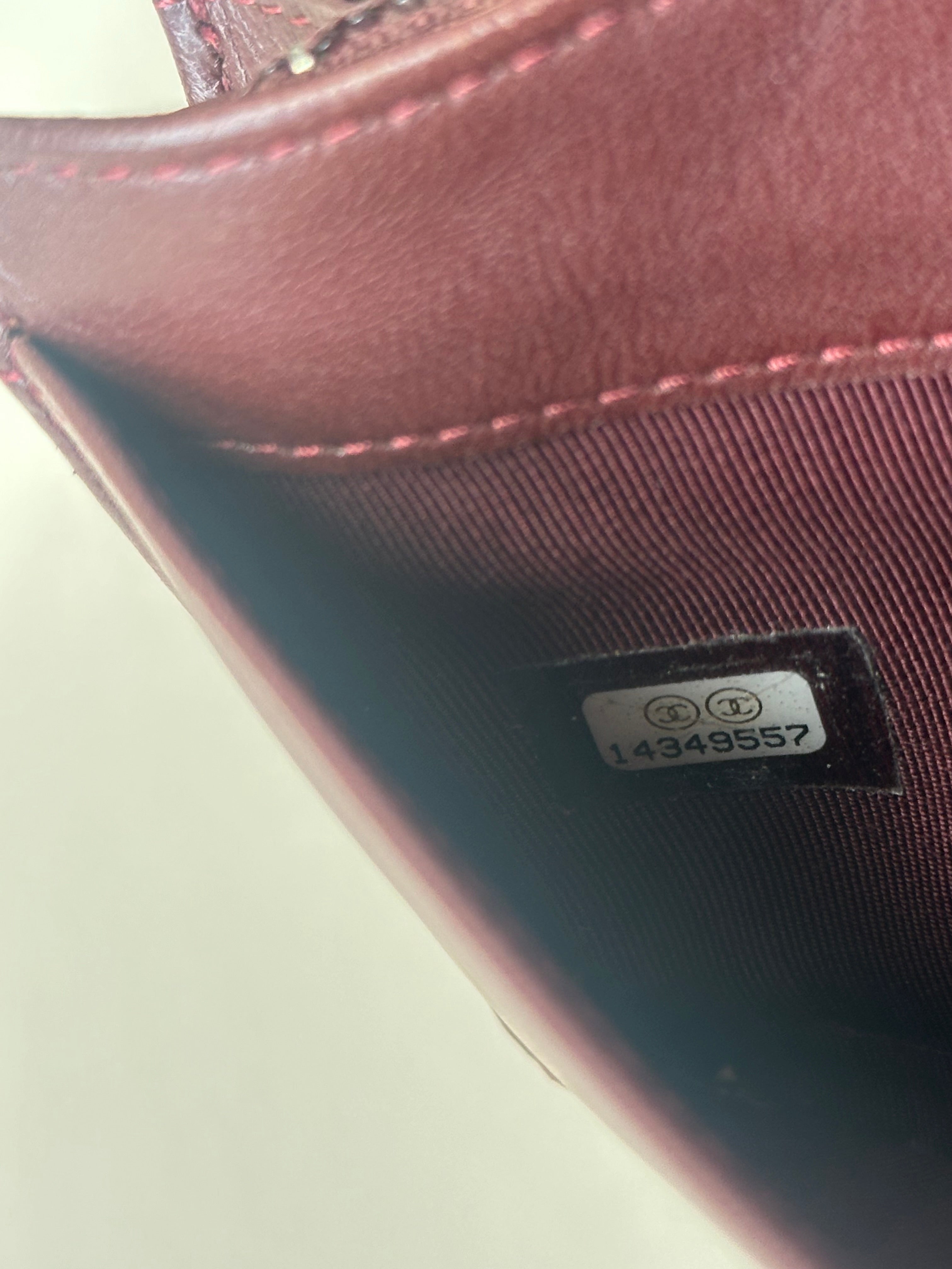 Chanel Quilted Caviar Leather Black CC Wallet on Chain WOC with Gold Logo and Gold Adjustable Chain