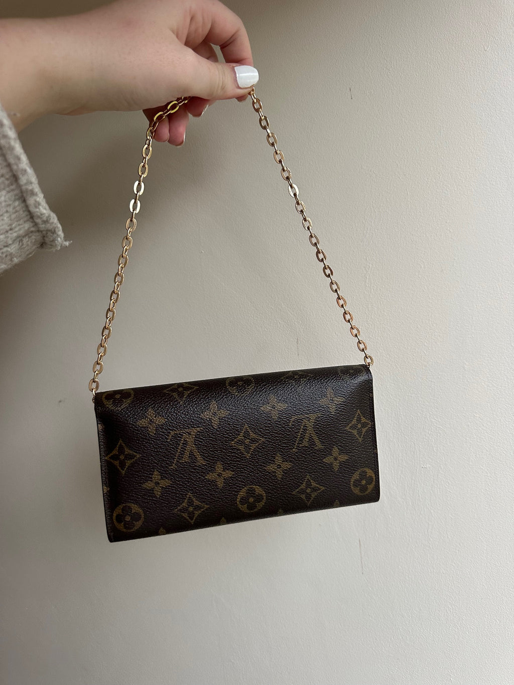 Louis Vuitton Monogram Wallet on Chain Conversion with Two Straps and Insert