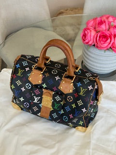 Louis Vuitton X Takashi Murakami Multicolour Speedy 30