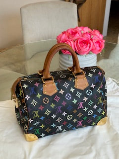 Louis Vuitton X Takashi Murakami Multicolour Speedy 30