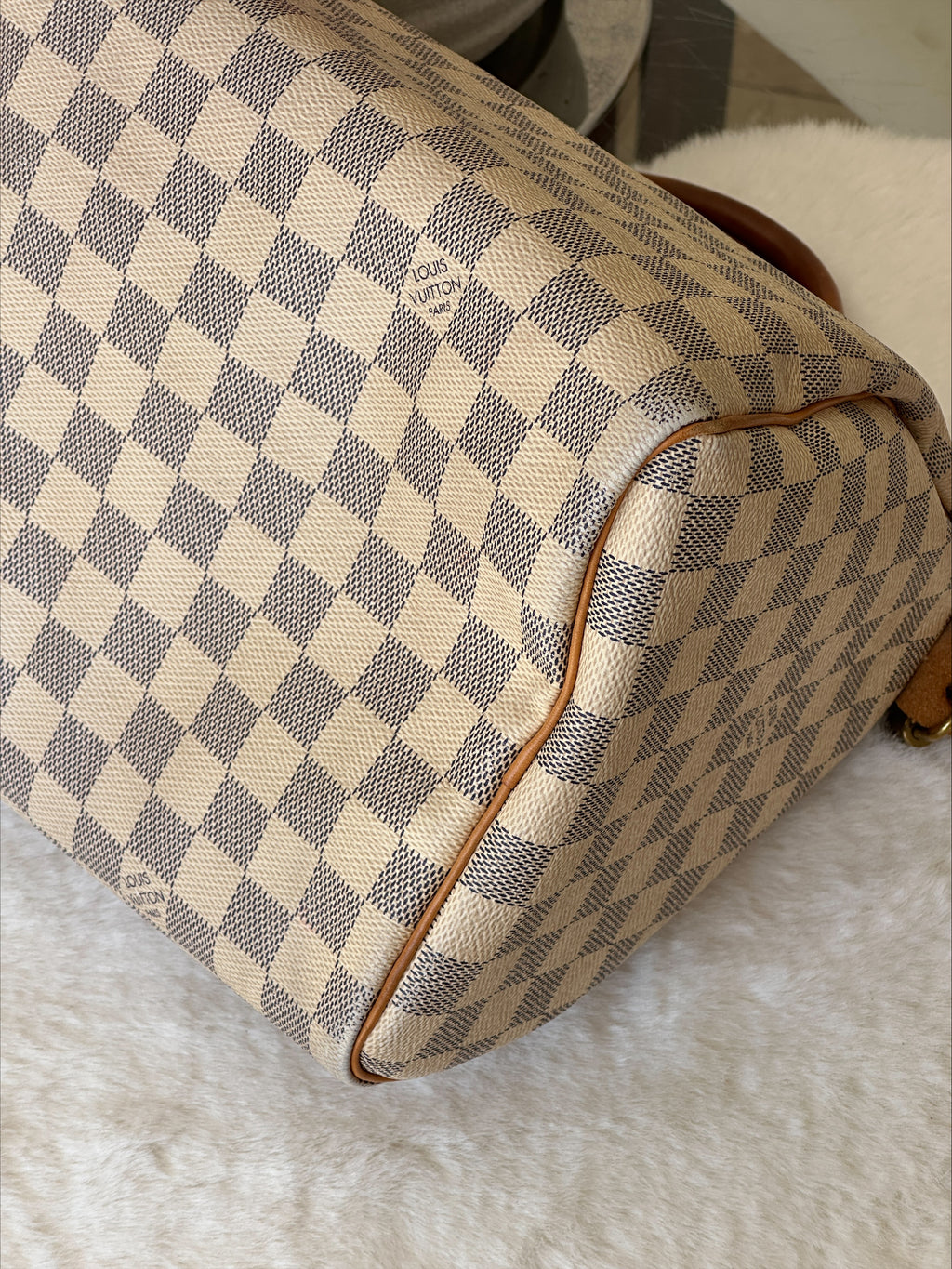 Louis Vuitton Speedy 30 in Damier Azur
