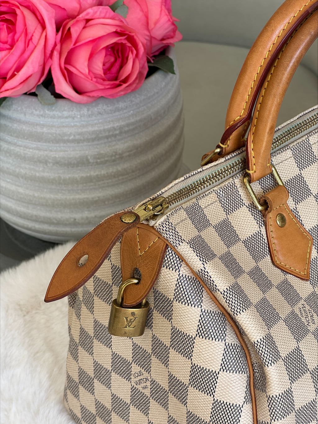Louis Vuitton Speedy 30 in Damier Azur