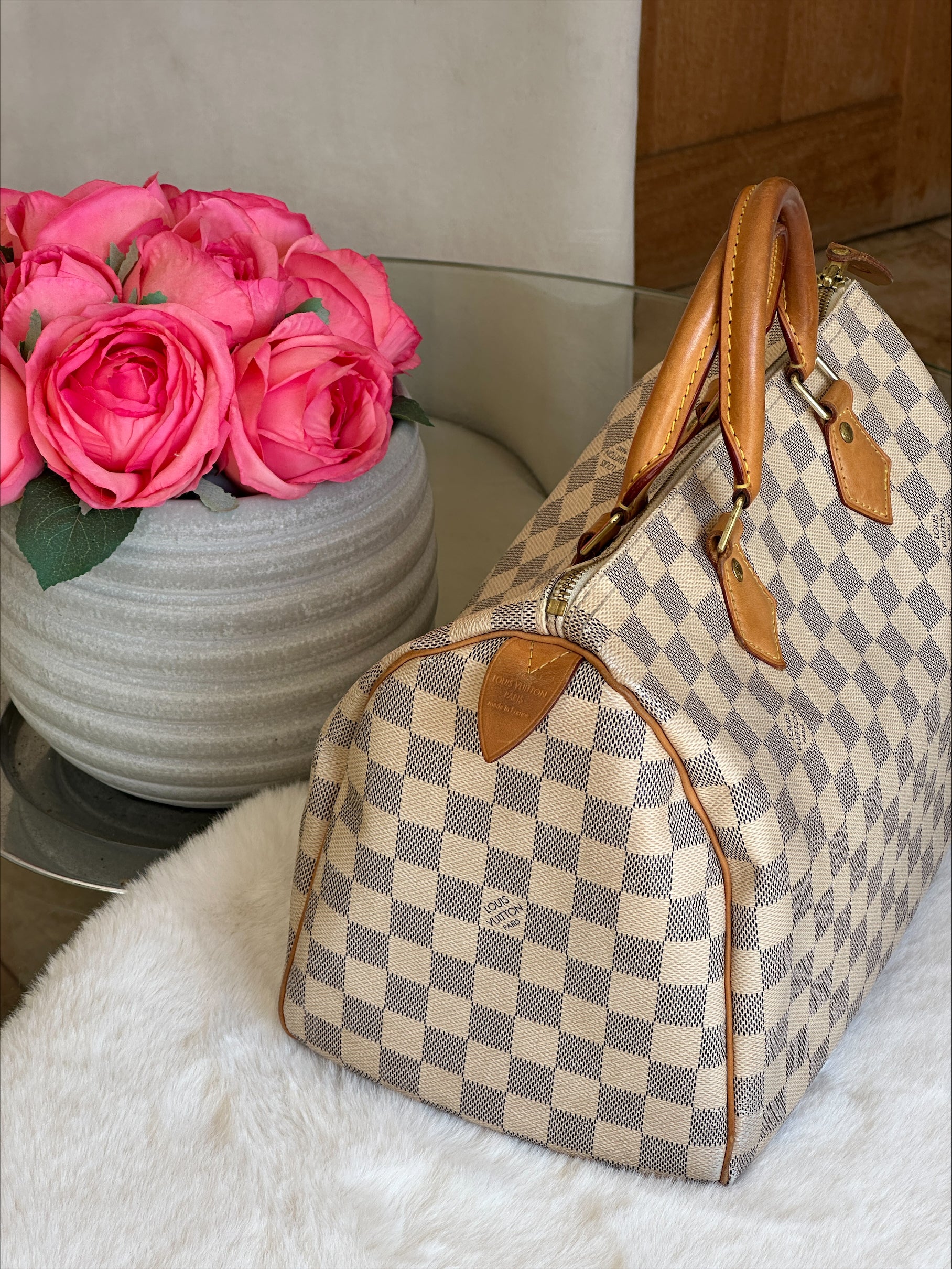 Louis Vuitton Speedy 30 in Damier Azur