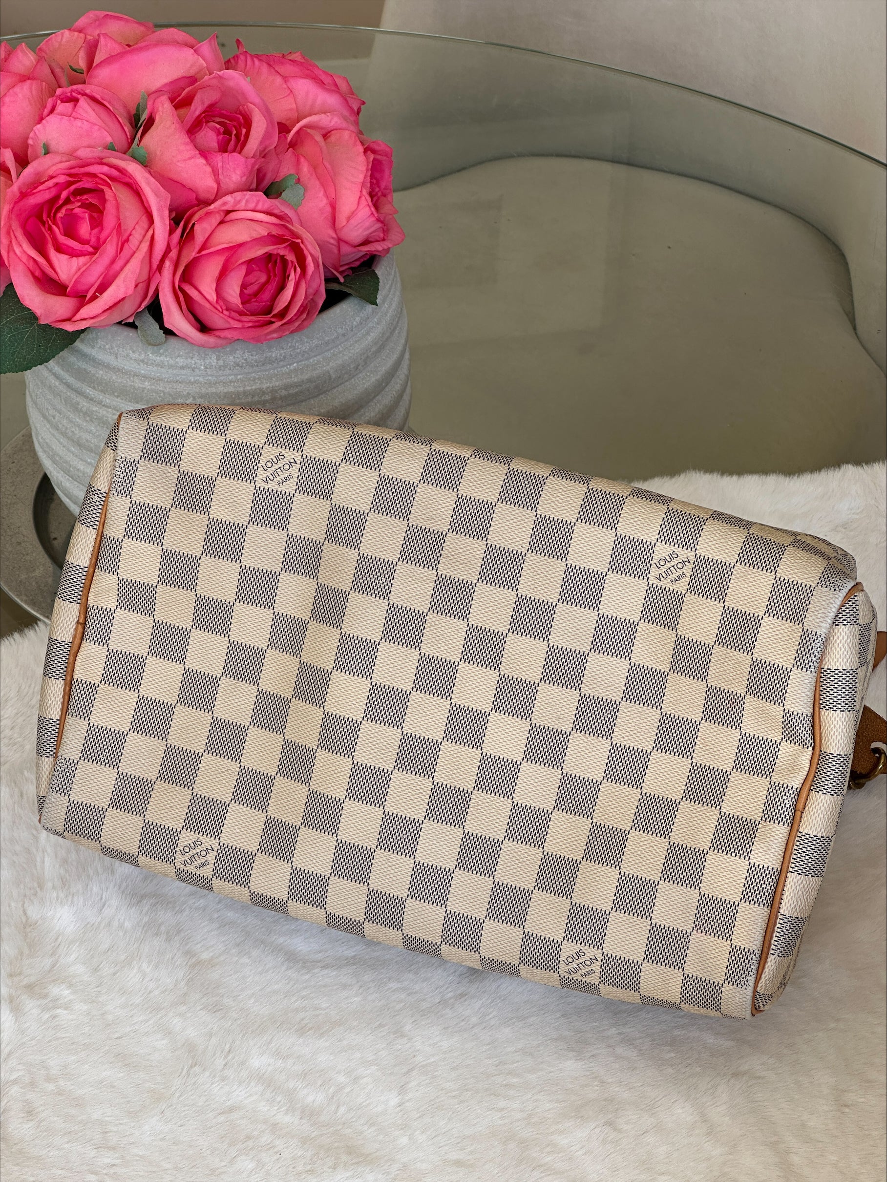 Louis Vuitton Speedy 30 in Damier Azur