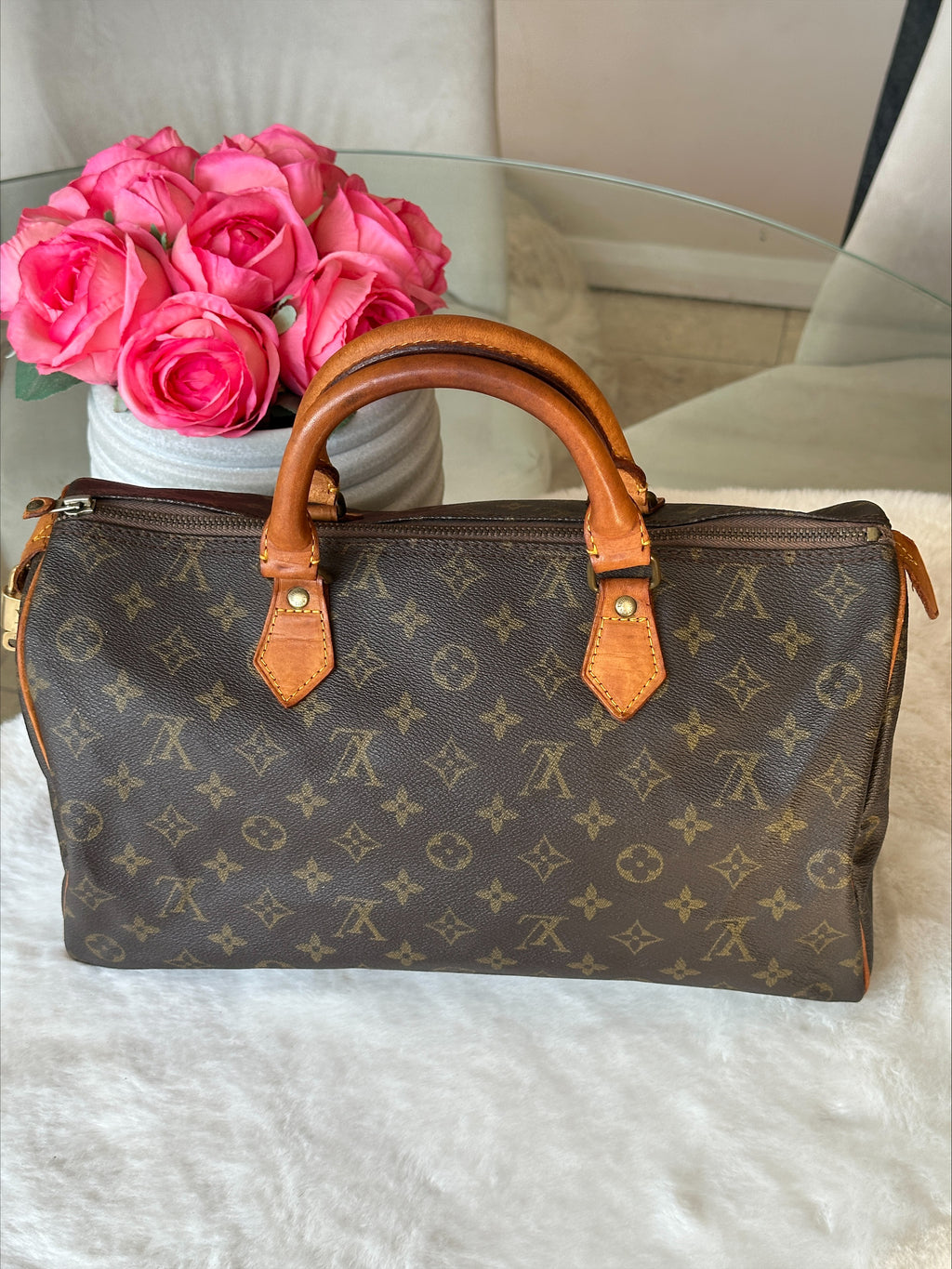 Louis Vuitton Vintage Monogram Speedy 35