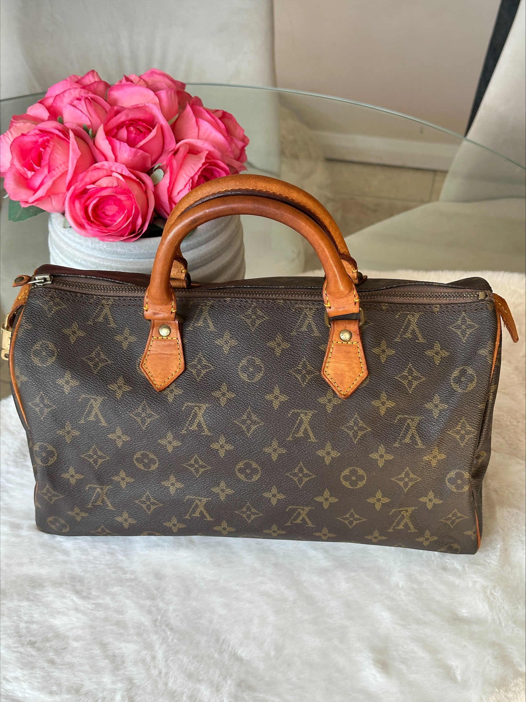 Louis Vuitton Vintage Monogram Speedy 35