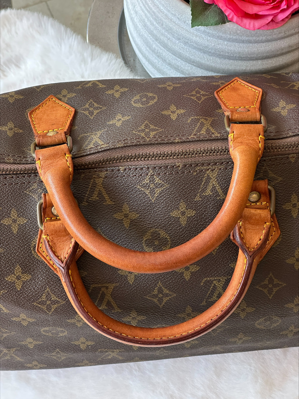 Louis Vuitton Vintage Monogram Speedy 35